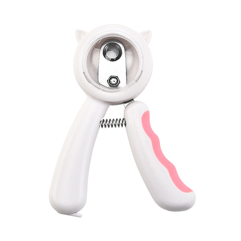 Cat Nail Clippers Kitten Puppy Nail Scissors Pet Nail Clipper Scissors Splash-proof Pet Dog Cat Nail Claw Clippers Scissors Trimmer Grooming Tools For Animals Pet Supplies
