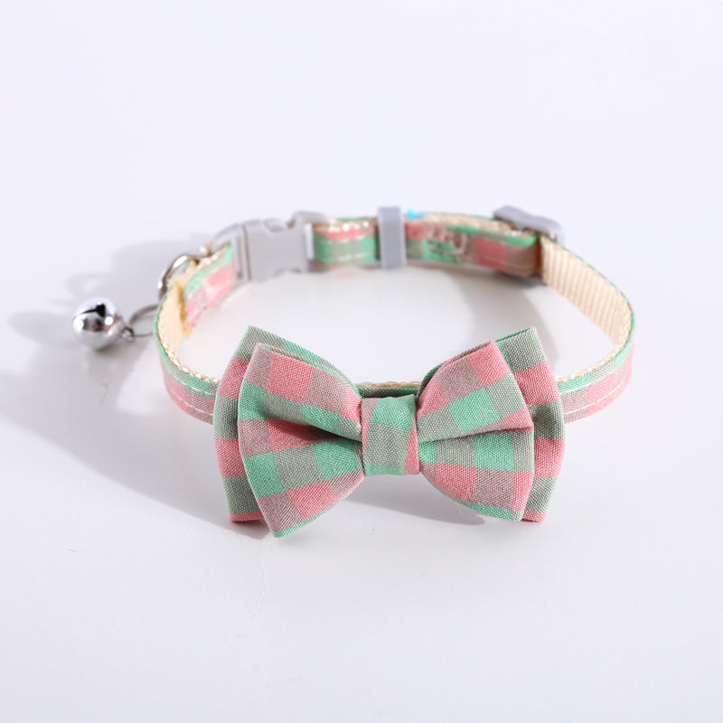 British Double Layer Detachable Bow Collar Adjustable Bell Bow Tie