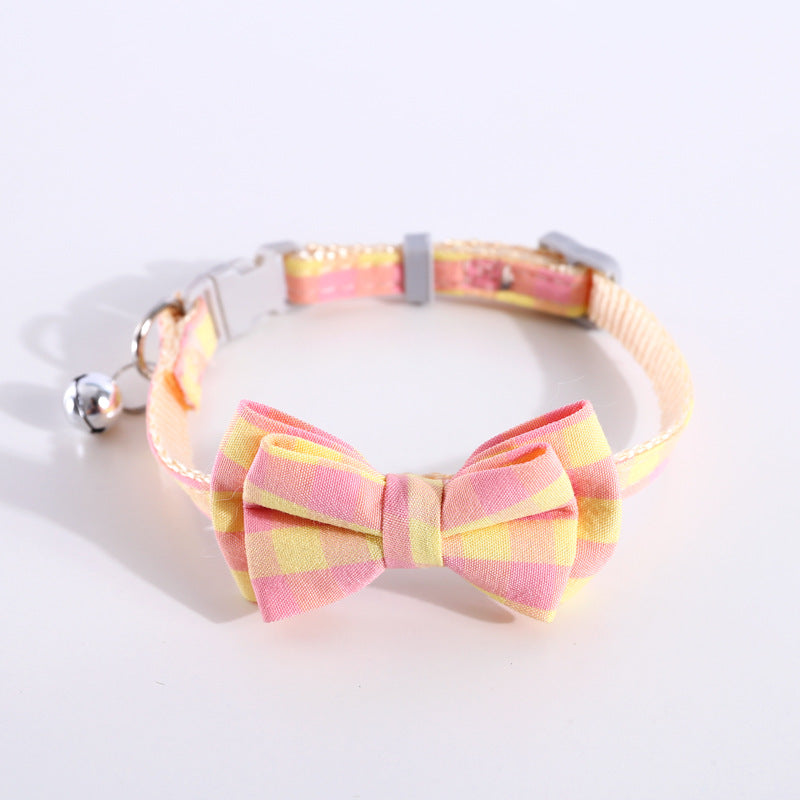 British Double Layer Detachable Bow Collar Adjustable Bell Bow Tie